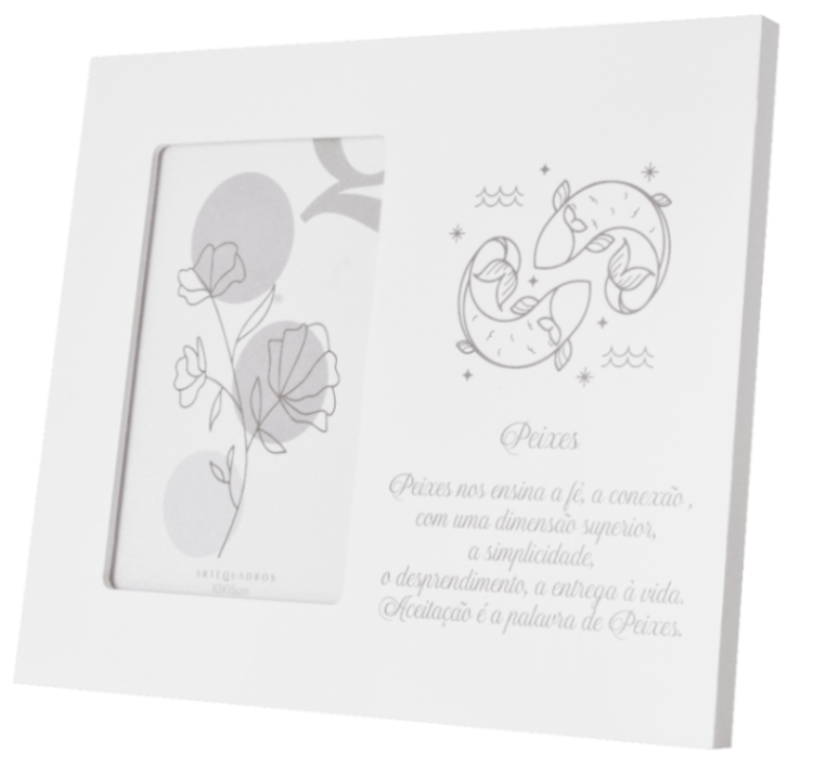 PORTA-RETRATO MDF - PEIXES