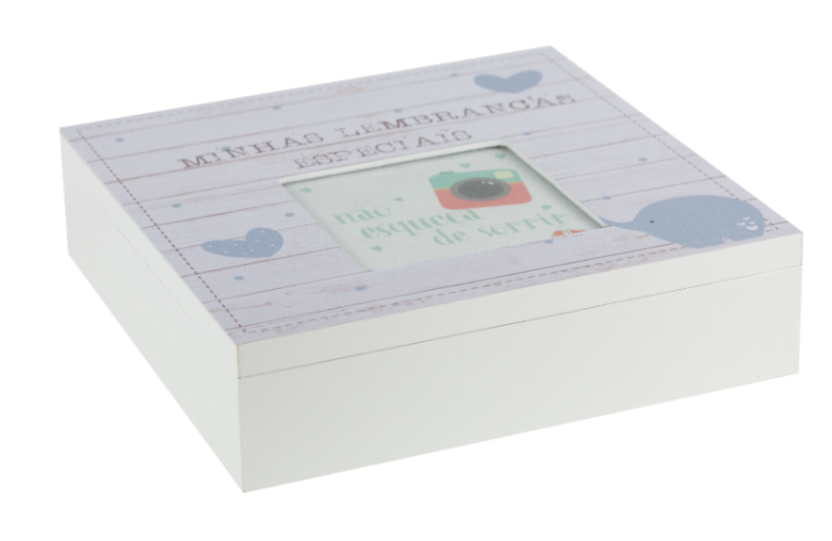 CAIXA FOTO BABY AZUL