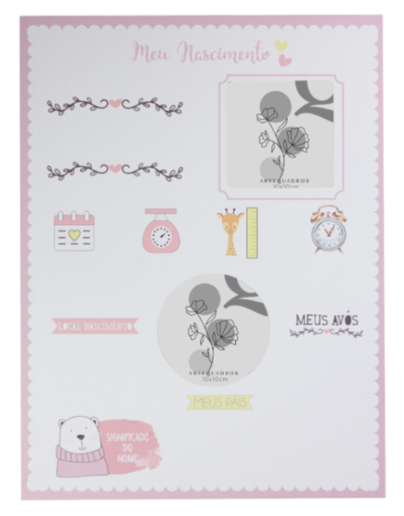 PAINEL MEU NASCIMENTO ROSA
