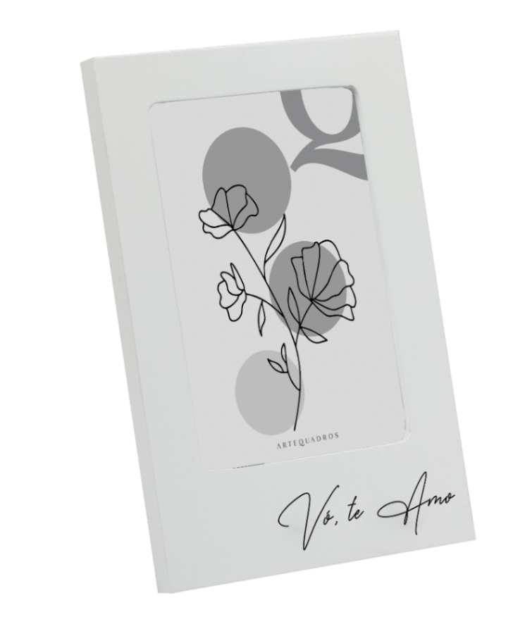 PORTA-RETRATO MDF VÓ TE AMO