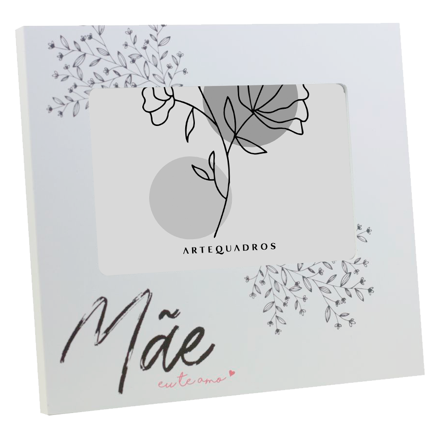 PORTA-RETRATO MDF MÃE EU TE AMO