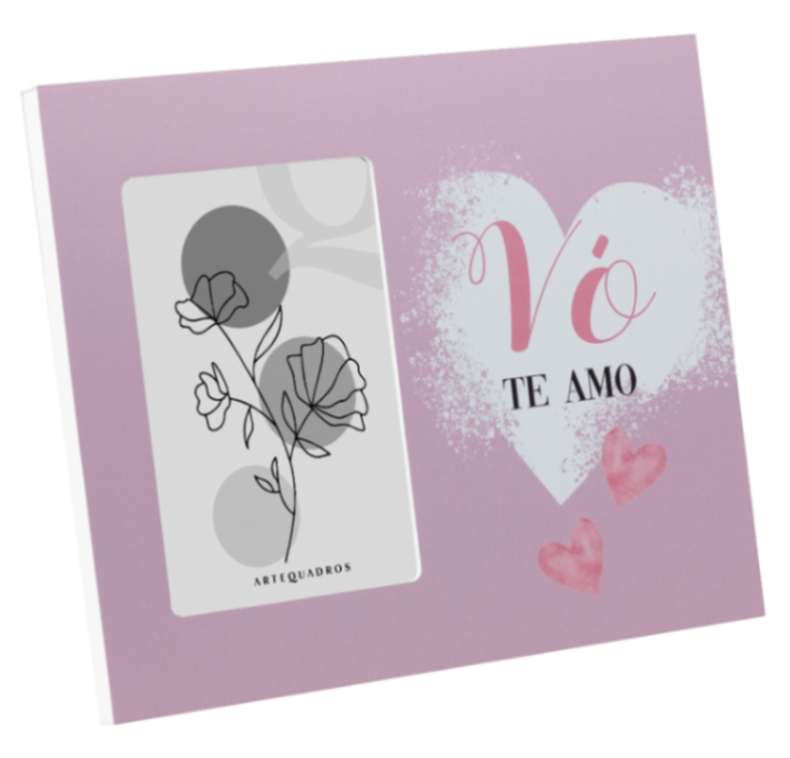 PORTA-RETRATO MDF VÓ TE AMO