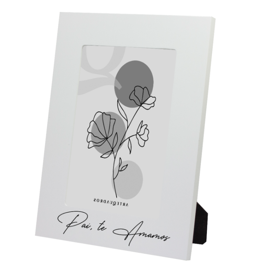 PORTA-RETRATO MDF PAI TE AMAMOS