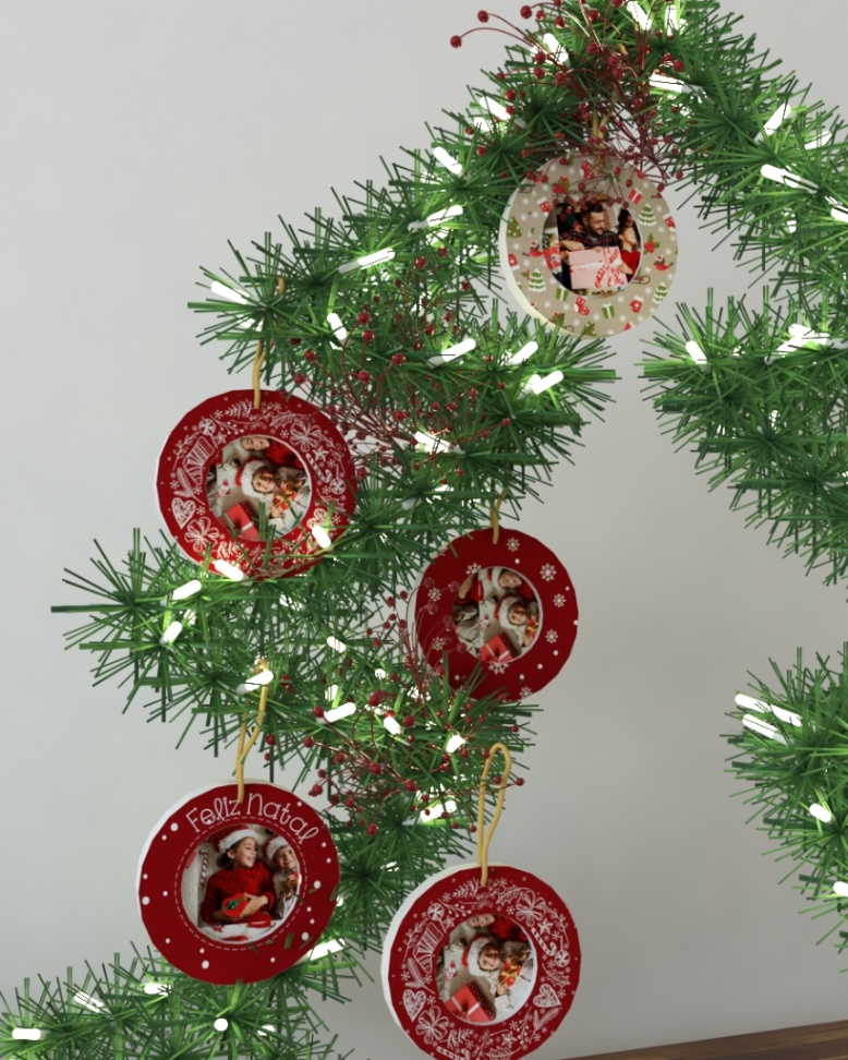 BOLACHAS DE NATAL ESTAMPADAS