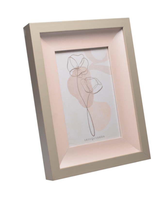 PORTA-RETRATO DECOR CREME
