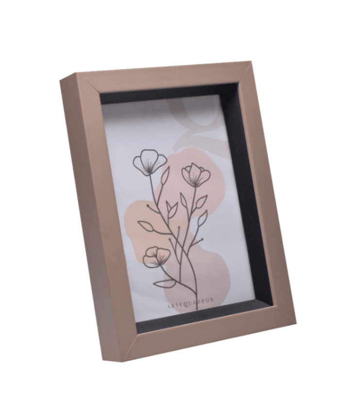 PORTA-RETRATO CHAMFER CAPPUCCINO