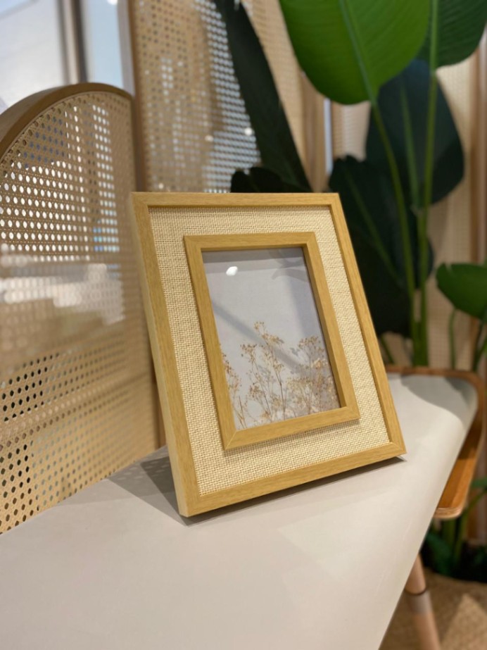 PORTA-RETRATO DECOR STRAW