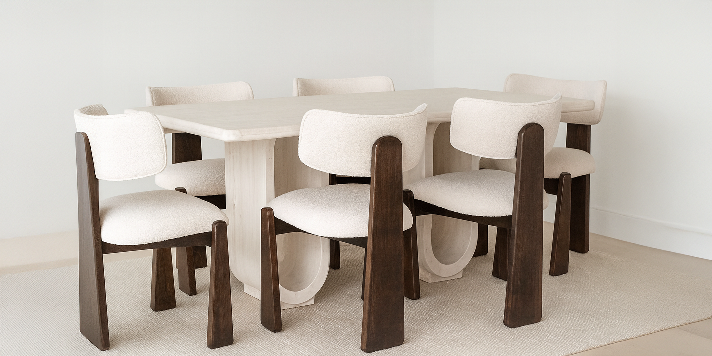 Lina Traverten Mermer Masalı 12 Kişilik Yemek Takımı