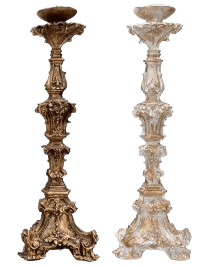 CASTIÇAL  TAMANHO: 65CM