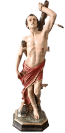 SÃO SEBASTIÃO TAMANHO: 80CM