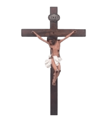 CRUCIFIXO MEDIDAS TOTAIS: 85 CM MEDIDAS DO CRISTO: 45 CM