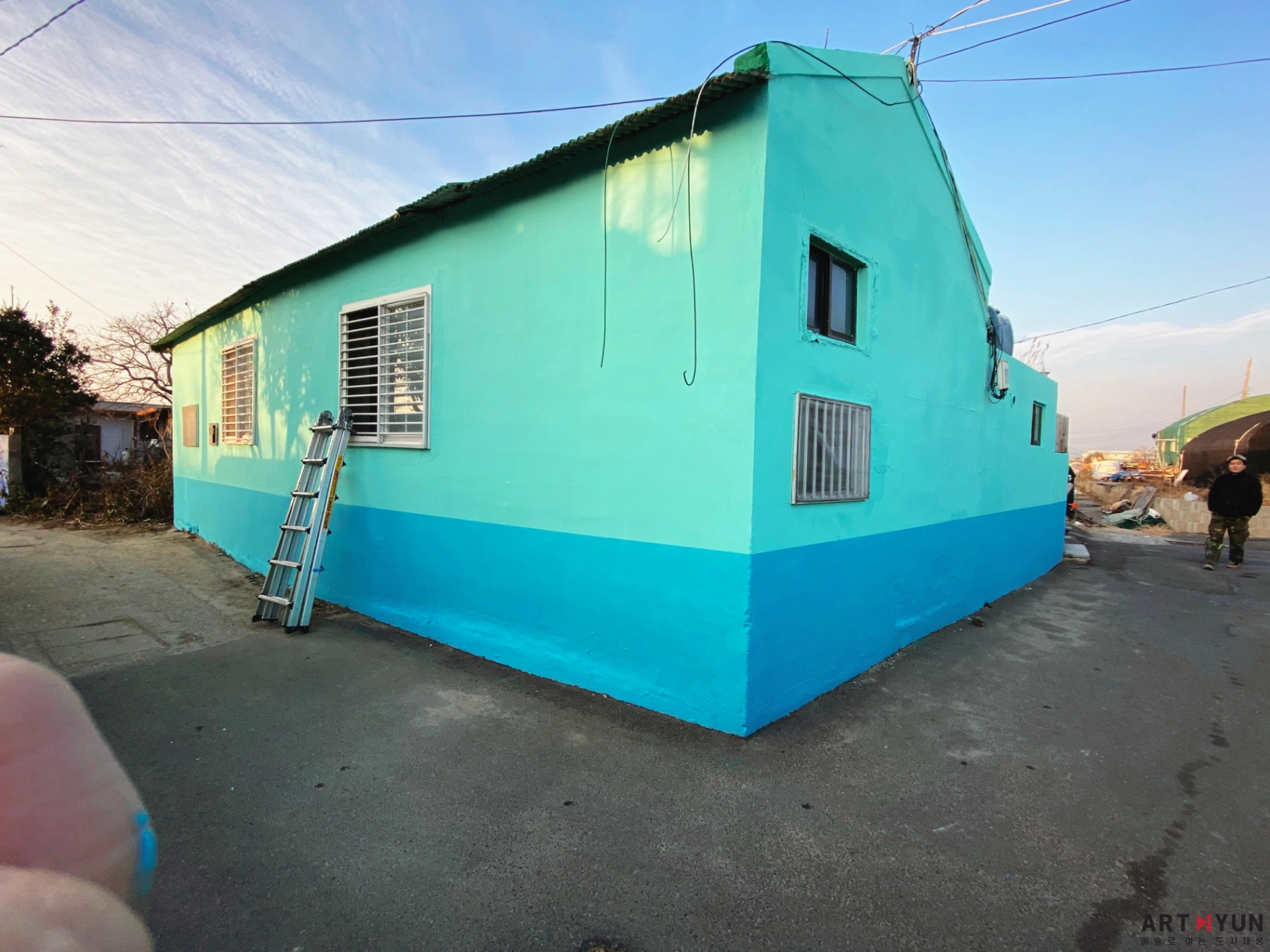 평강리 마을 및 자율방범대 벽면 벽화