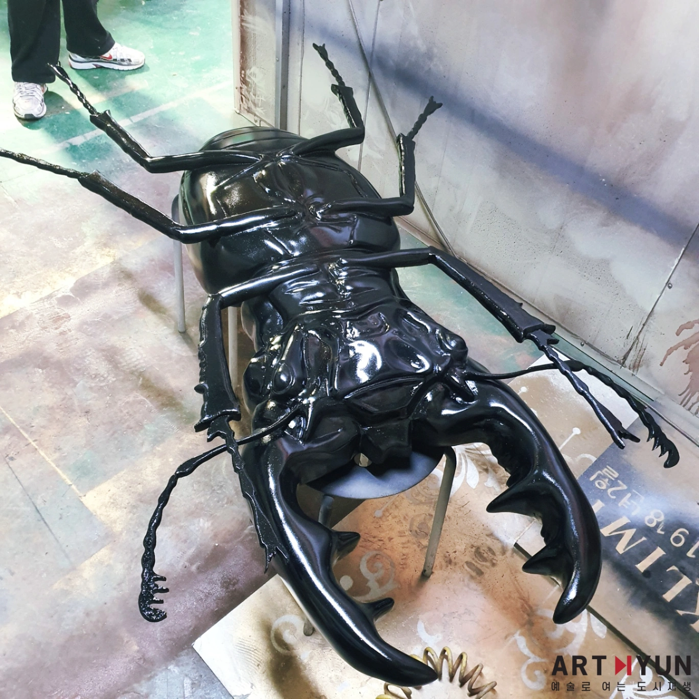 국립부산과학관 '지구최강비틀즈 展' 딱정벌레 조형물