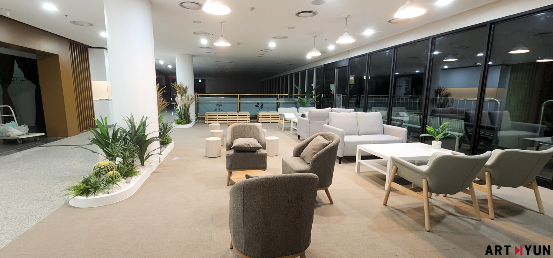 산청 한의학박물관 휴게공간