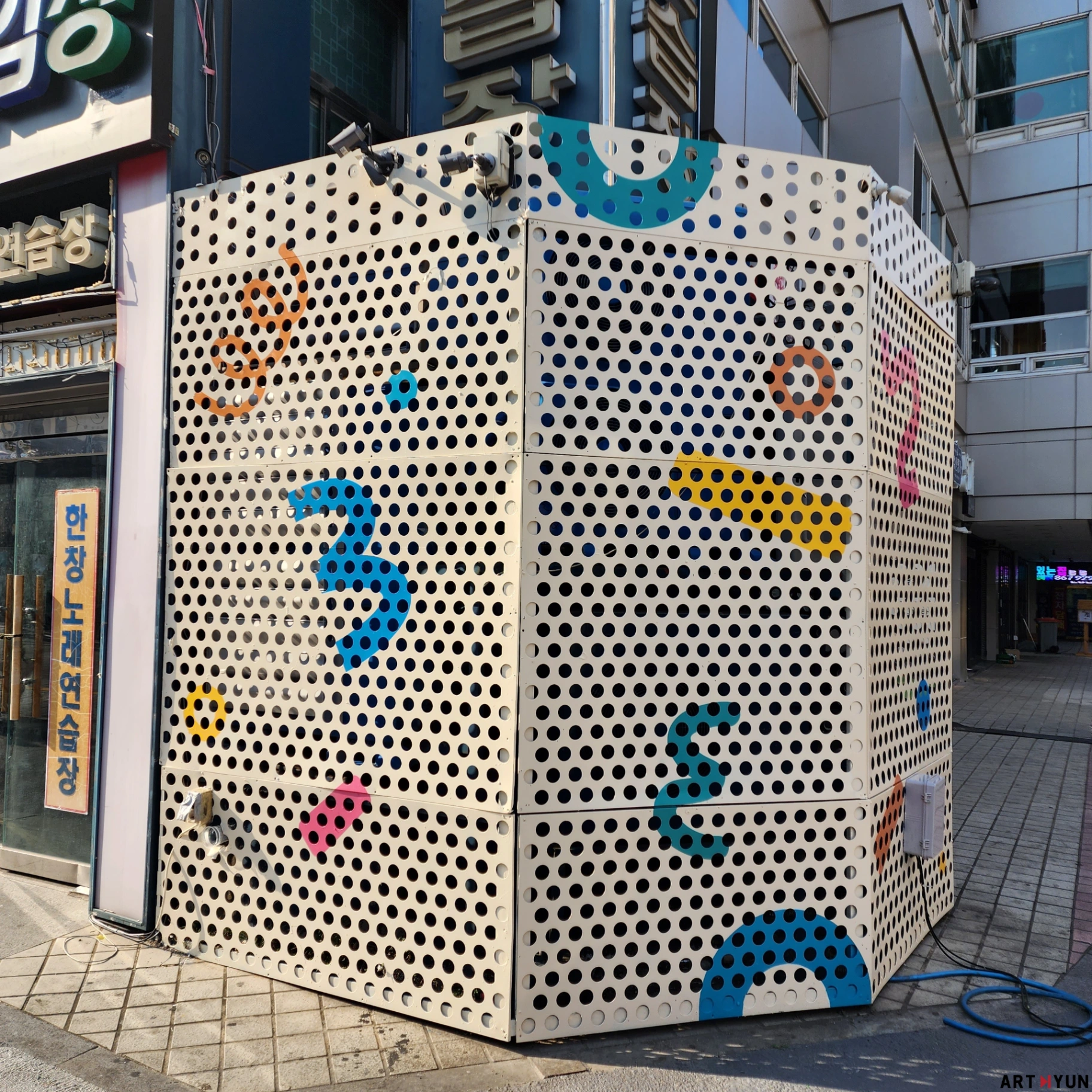 연제구 캐릭터 온나꼼 조형물과 공간조성