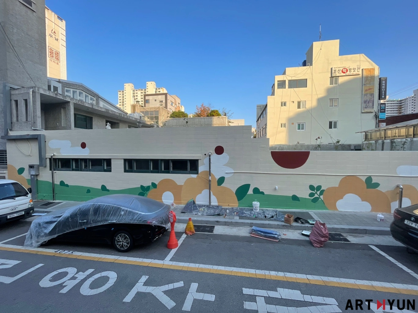 금정구 장전동 금정성당 페인팅 벽화