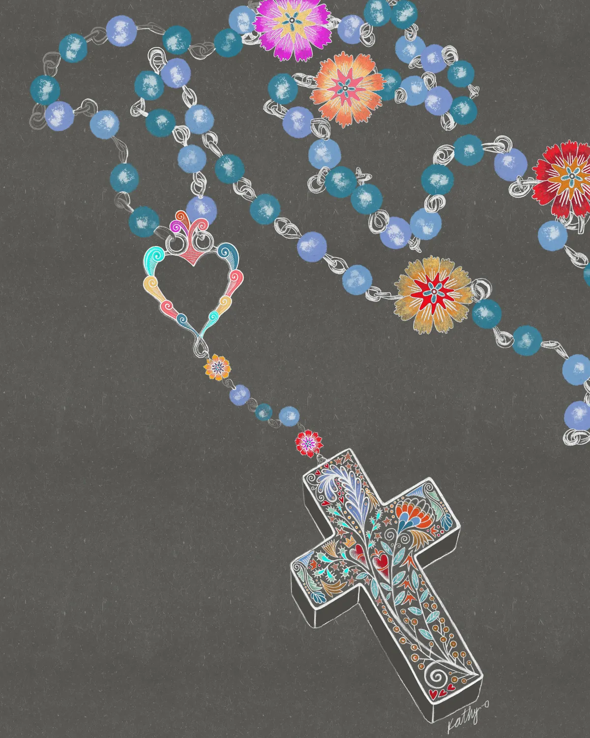 Rainbow Rosary — image 1 of 1