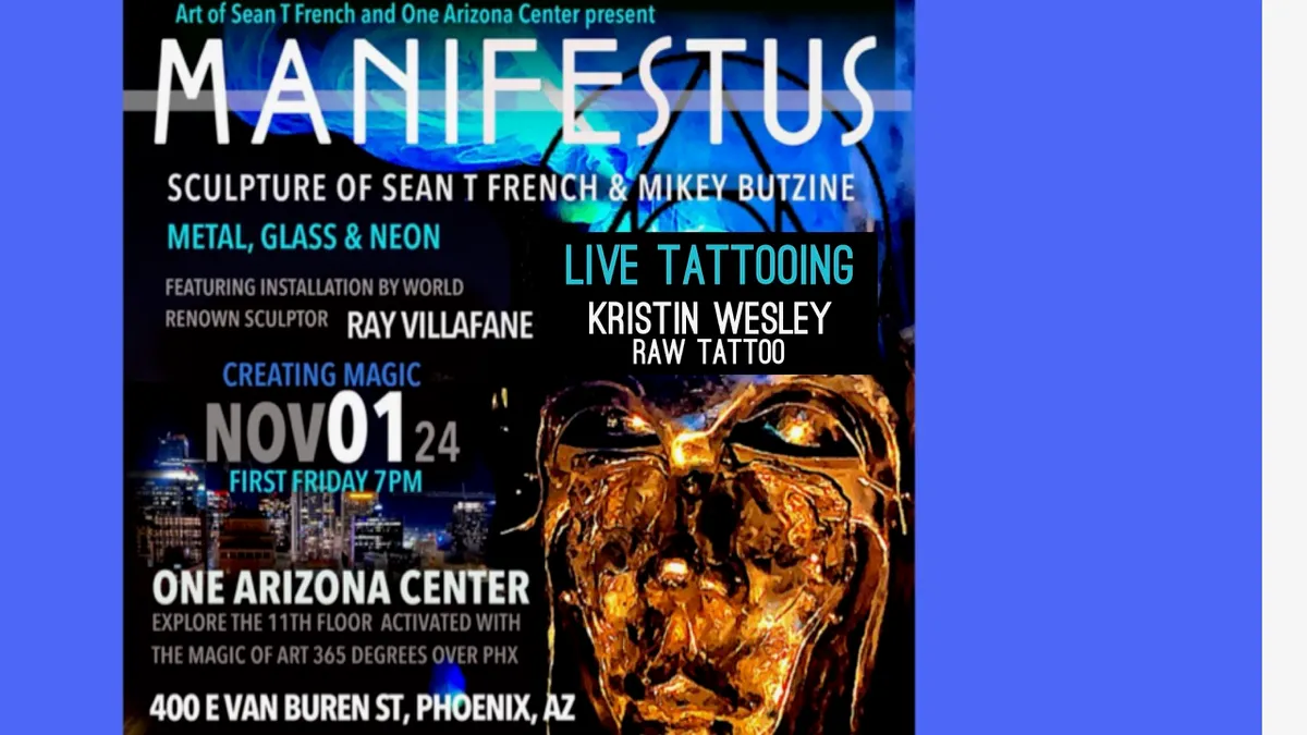LIVE TATTOOING! At MANIFESTUS- Art is Magic gallery photo 1