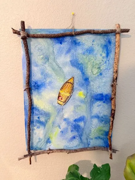 Wooden Boat on Blue Waters — image 1 of 2