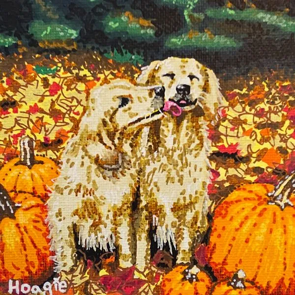 Golden Autumn Magnet — image 1 of 1