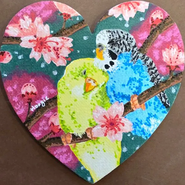 Lovely Budgies Magnet — image 1 of 1