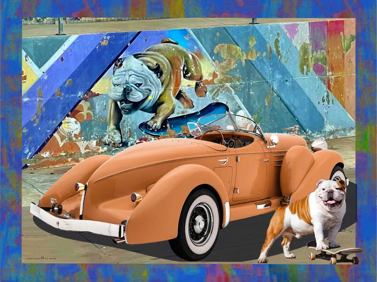 SKATEBOARD BULLDOG — image 1 of 1