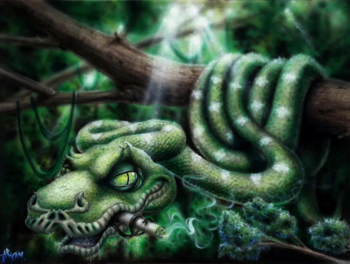 Bill the Smoking Boa — image 1 of 2