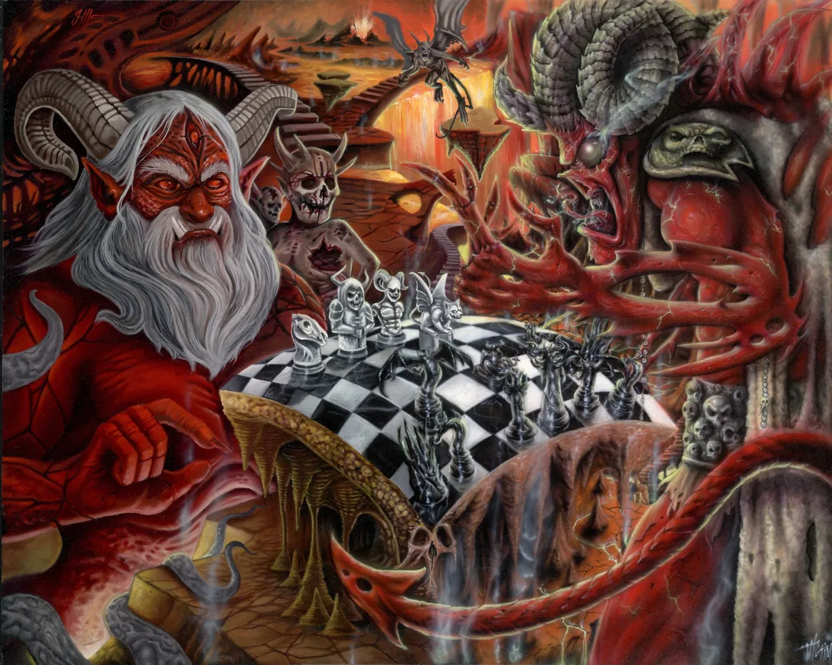 Devils Playing Chess — image 1 of 1