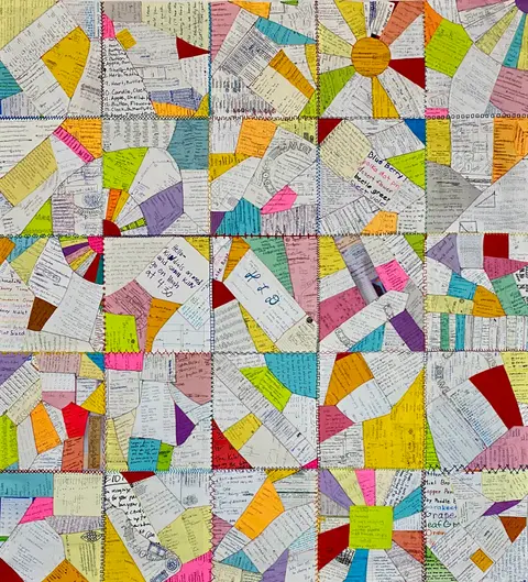 Great Grandma’s Crazy Quilt Transformed