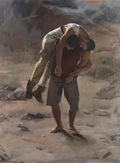 Two Men on a Trail