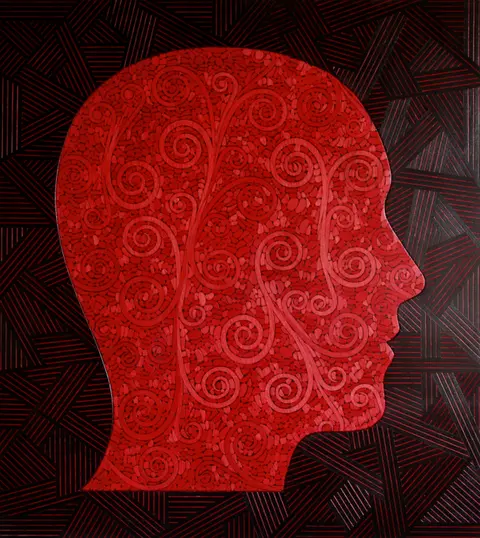Profile in Red