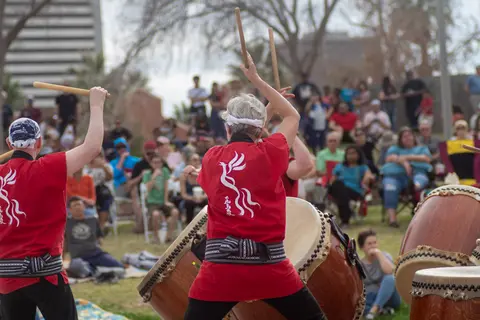 Eileen Morgan and Fushicho Daiko