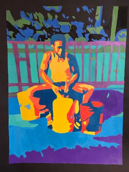 The drummer