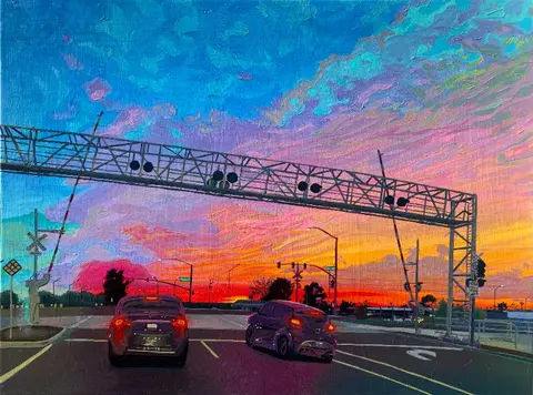 Rainbow Clouds at Grand Ave