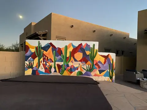 Hot Tub Desertscape