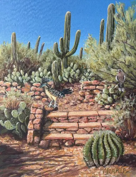 Roadrunner in the Ruins