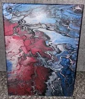 Pour Art and Acrylic - Click for Gallery