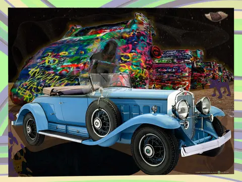 Almost Famous Cadillac Ranch