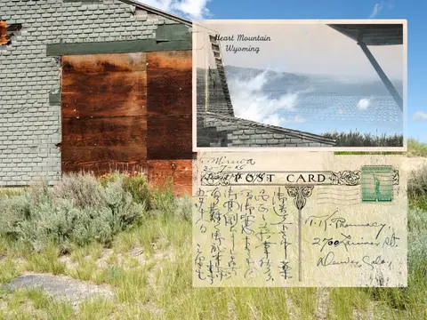 Spring Mist / Hospital site, Heart Mountain incarceration camp, Wyoming; 2024 – Thank you note