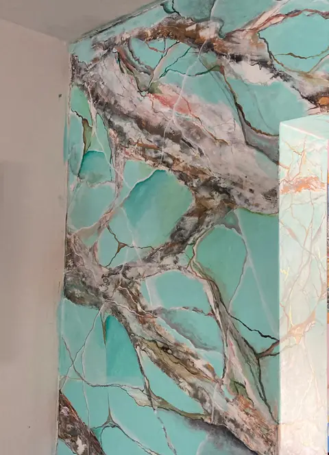 Marble mural