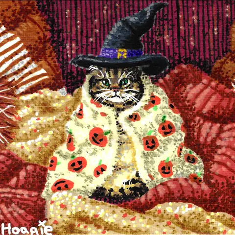 Cozy Witch Cat