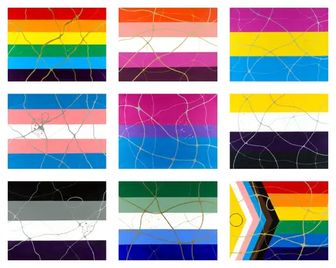 Pride Kintsugi I - IX