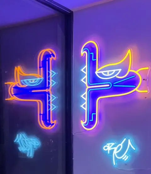 Neon Quetzalcoatl