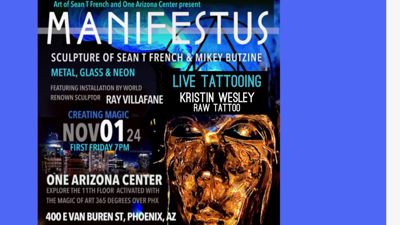 LIVE TATTOOING! At MANIFESTUS- Art is Magic gallery photo 1