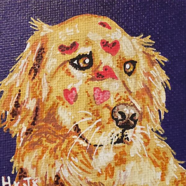 Doggy Kisses Magnet — image 1 of 1