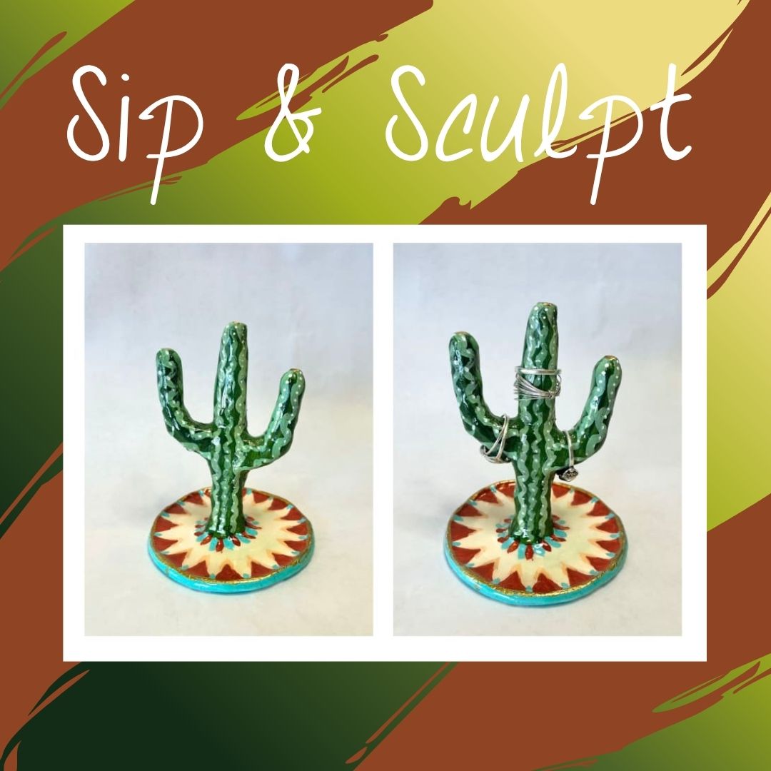Sip & Sculpt - Saguaro Ring Holder