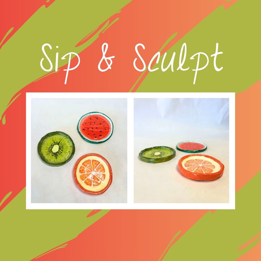 Sip & Sculpt - Fruity Coasters