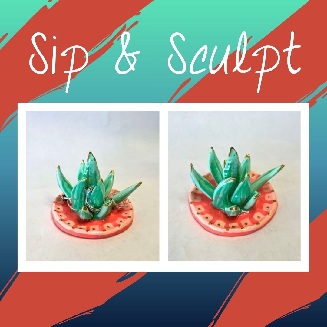 Sip & Sculpt - Agave Ring Holder