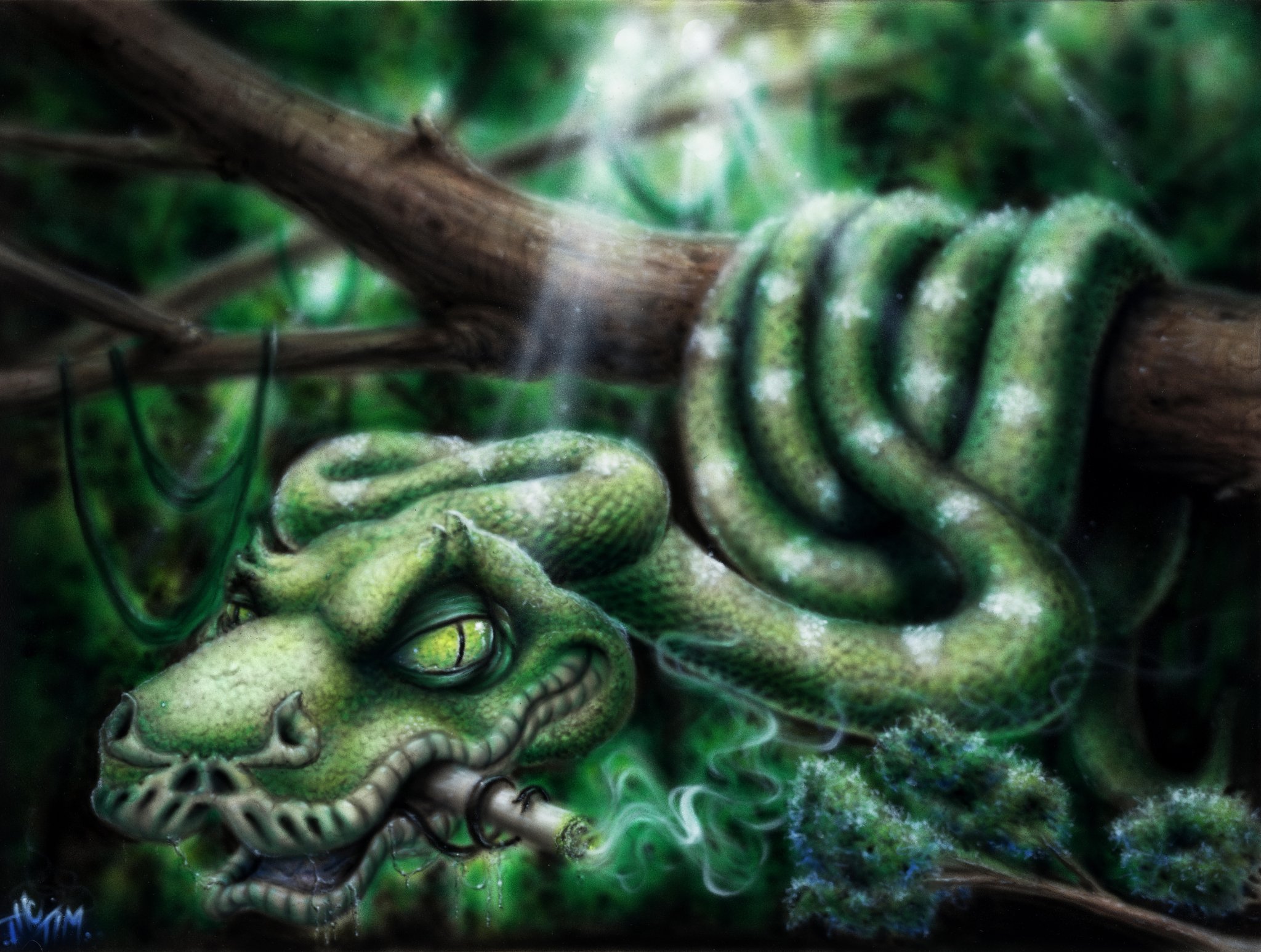 Bill the Smoking Boa