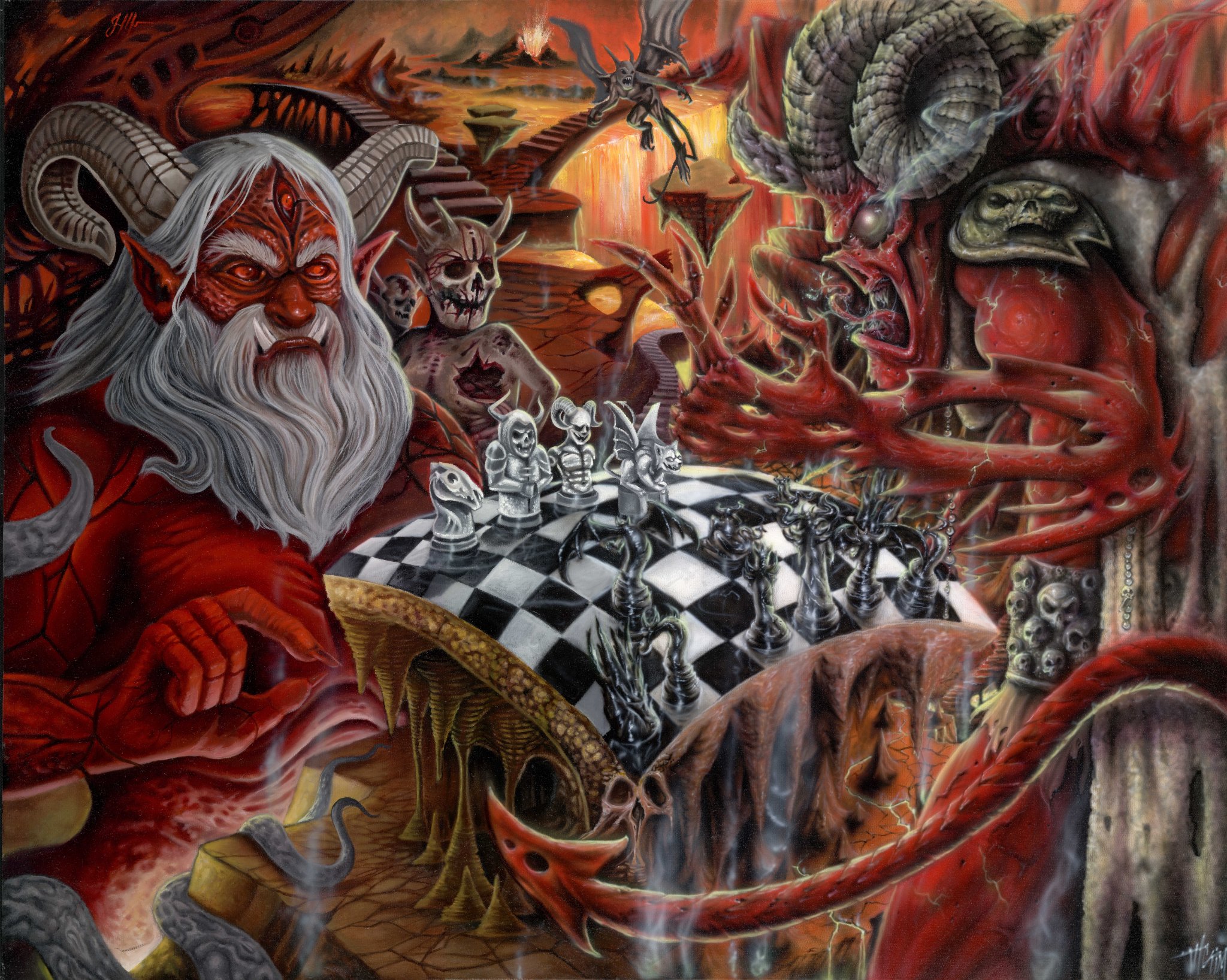 Devils Playing Chess — image 1 of 1